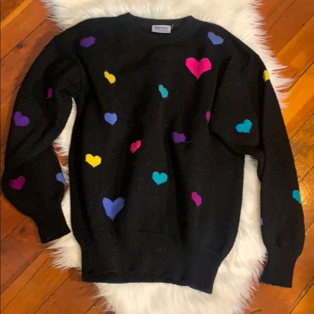 Vintage Meister Hearts Sweater